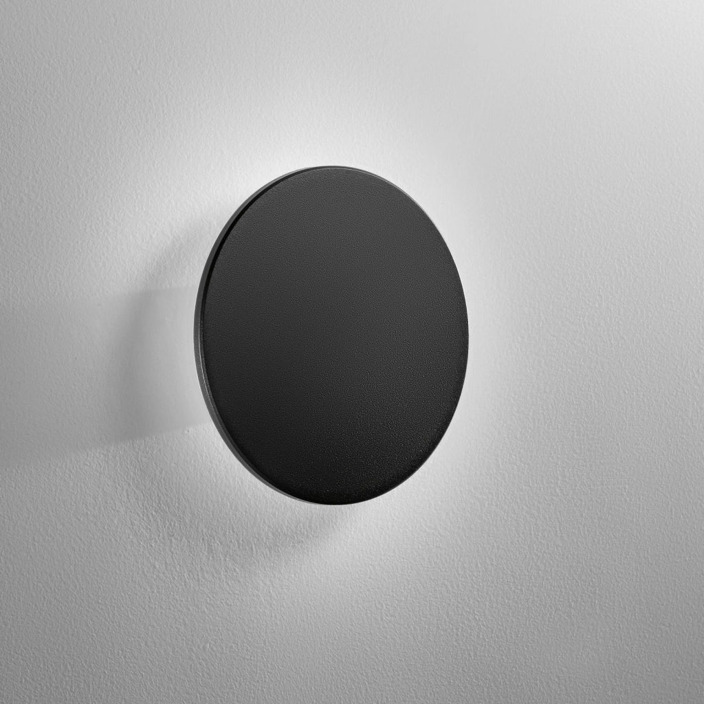 PLAFONIERA LED ZODIAC NERA 18W 2450LM CCT 3000K / 4000K IP65 25X4,7CM