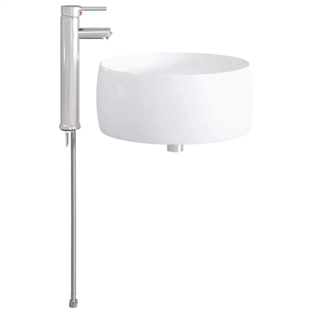 Lavabo da bagno Cromato 38,5 x 38,5 x 16 cm Metallo