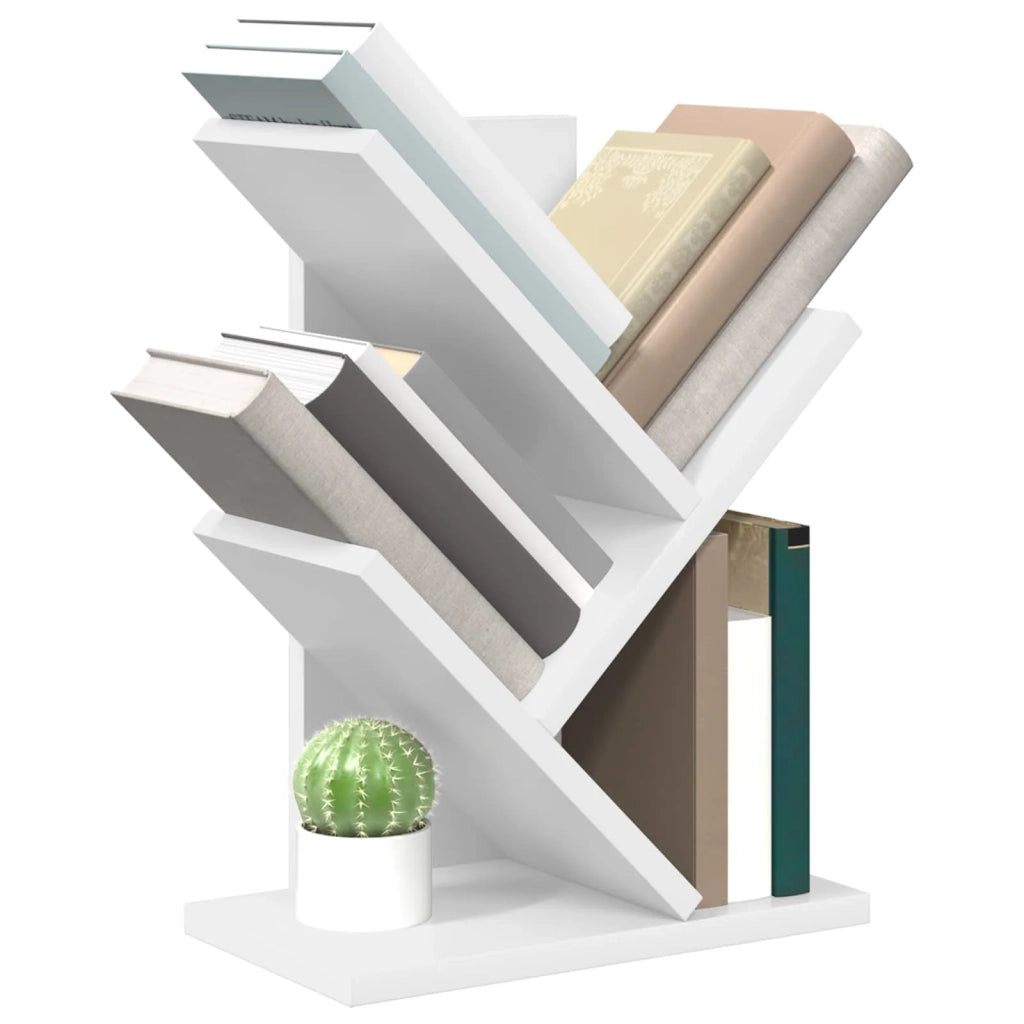 Scaffale per Libri a Forma di Albero 3 Strati 30 x 18 x 40 cm 8012348