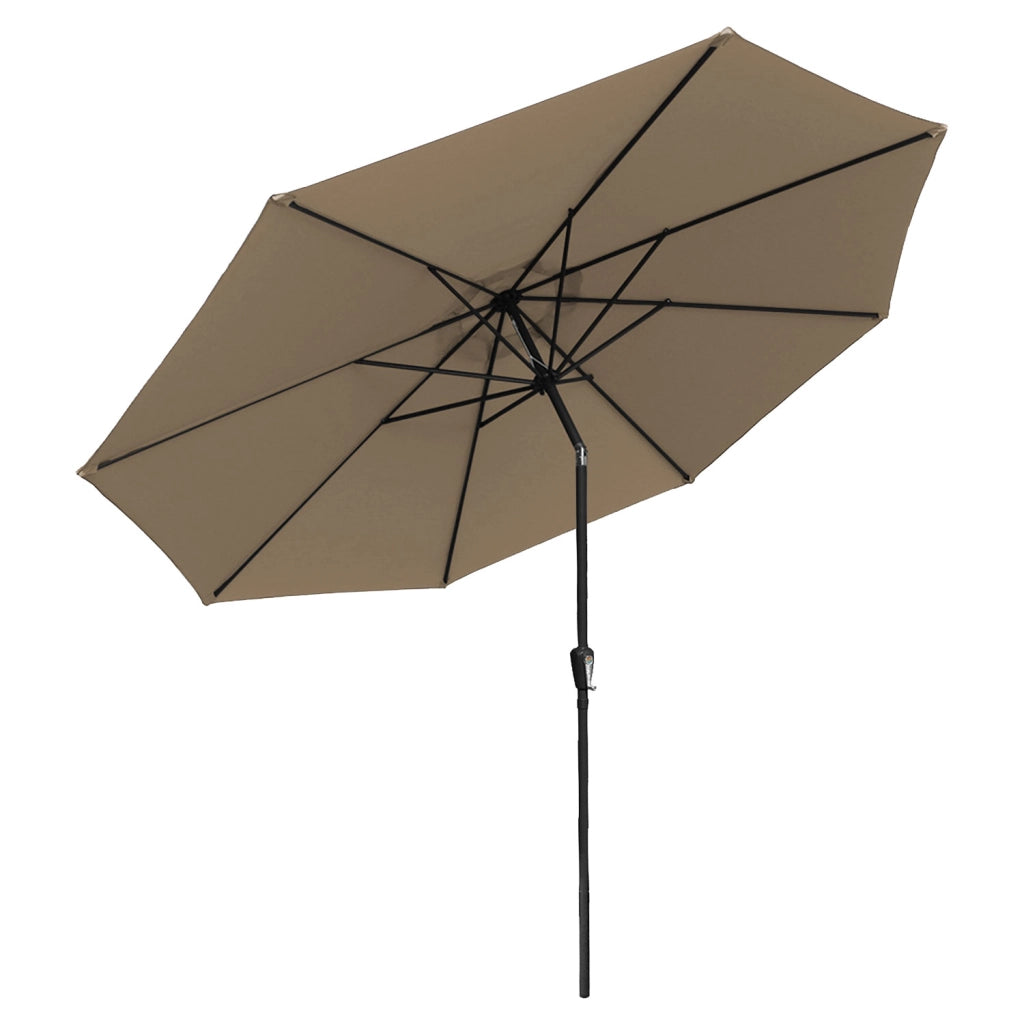 HAPUNAOmbrello rotondo dritto diametro 3,30m taupe