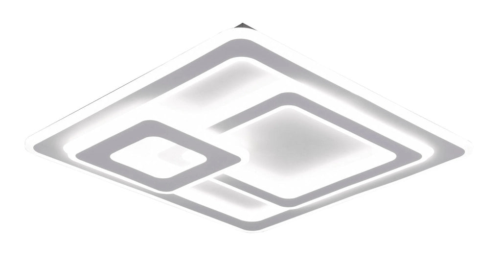 Plafoniera da Interno a LED in Metallo Bianco Opaco