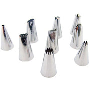 Trade Shop - Set 9 Pezzi Di Beccucci Per Sac A Poche Ricambio Tasca Pasticciere  Torte Dolci -