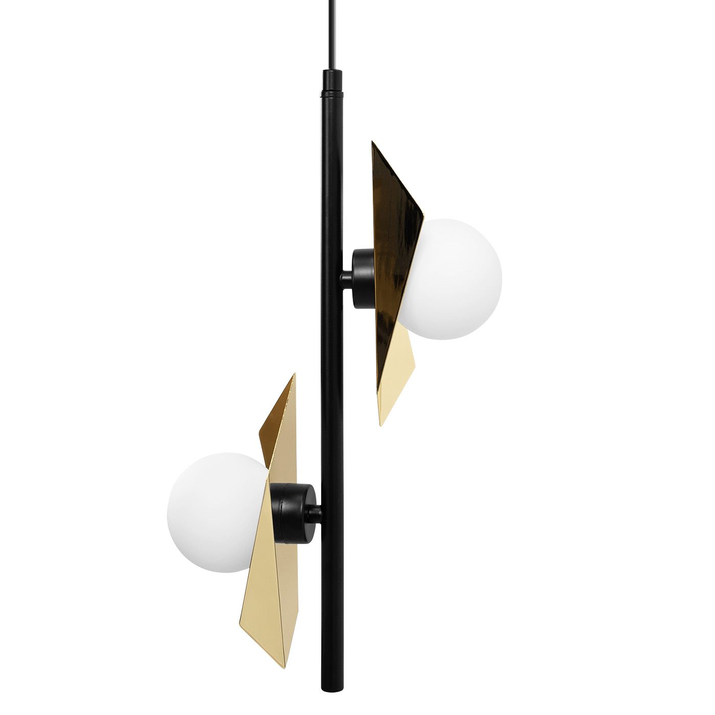 Lampada Da Soffitto App1410-cp Black Gold