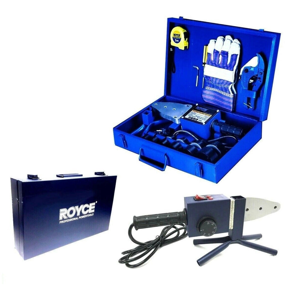 Trade Shop - Saldatore Polifusore 800w Per Saldatura Tubi Plastica Pvc Pvdf 6 Matrici -