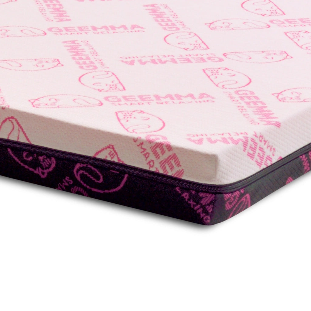 Materassino MEMORY 100x200 Cm pieghevole Futon Alto 11 Cm che piegandosi, diventa anche comoda seduta. Tessuto Anallergico sfoderabile e lavabile.
