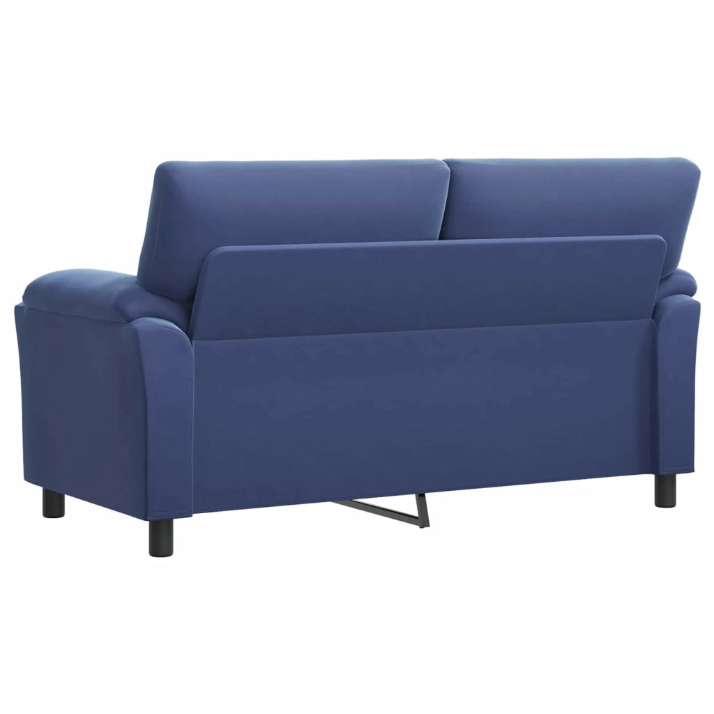 Divano Blu Polizia 174 x 85 x 93 cm Velluto 42040847