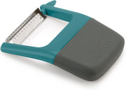 Joseph Joseph Duo Pela Patate e Verdure Julienne, Taglia Verdure Multifunzione con Impugnatura Ergonomica Antiscivolo, Azzurro Scuro
