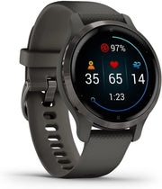Garmin Venu 2S, Smartwatch AMOLED 1,1", Cassa da 40mm, Autonomia 10 giorni, GarminPay, Musica, +25 Sport, GPS, Cardio, SpO2 (Slate & Graphite)