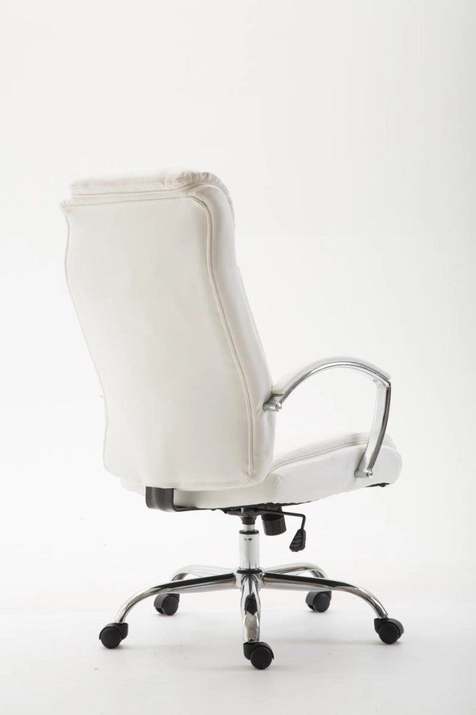 Sedia ufficio VAUD XL in similpelle bianco