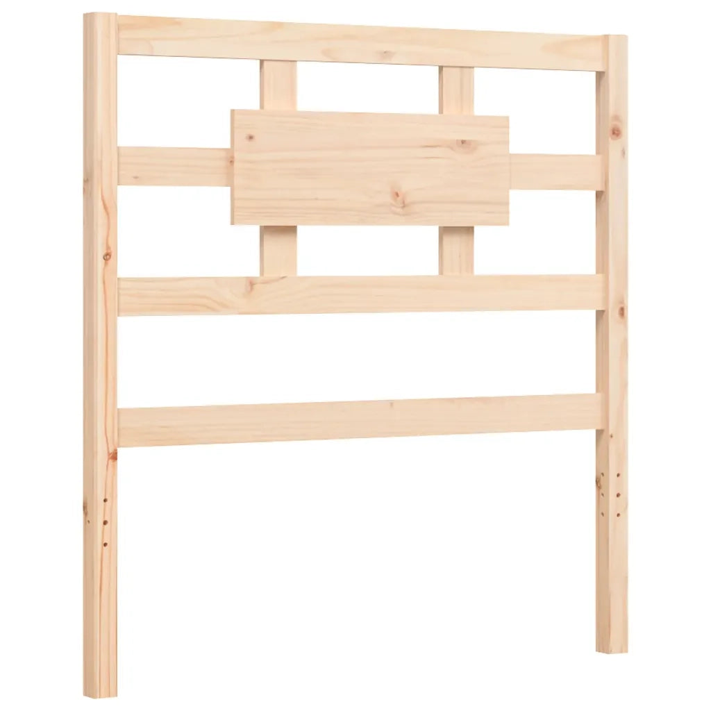 Giroletto con Testiera-Struttura Letto con testiera 90x200 cm in Legno Massello 535457