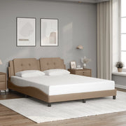 Giroletto senza Materasso Zadar Cappuccino 160x200 cm in Similpelle
