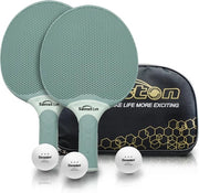 Impugnatura per tennistavolo professionale, set di 3 palline, set di pedane per ping pong in gomma