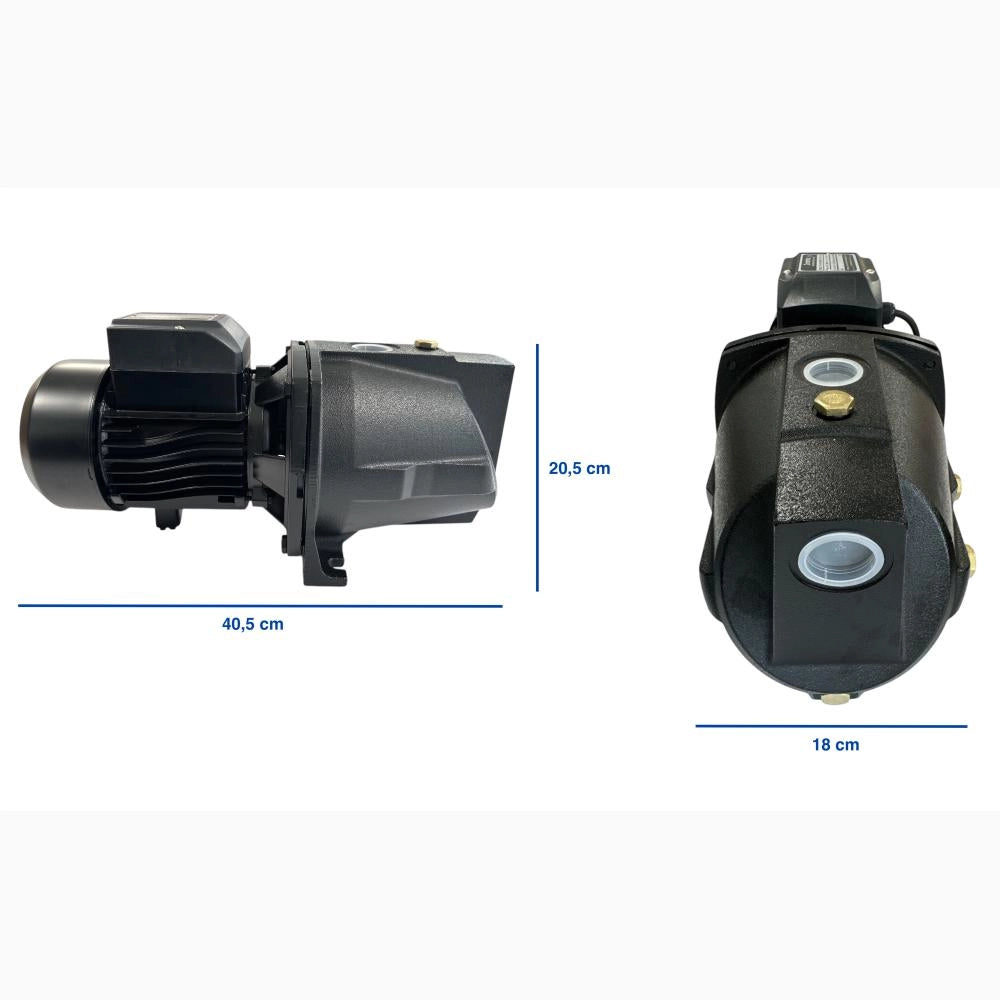 Elettropompa AUTOADESCANTE in ghisa 0,55 Kw Portata fino a 35 Lt/min HP 0,75 Girante ottone