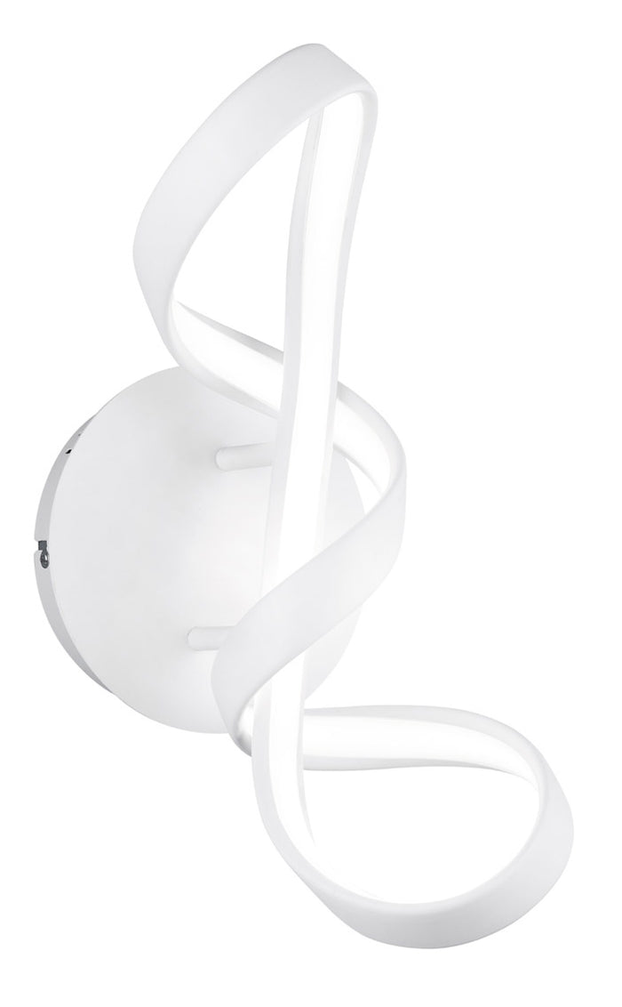 Applique da Interno a LED SMD in Metallo Bianco Opaco