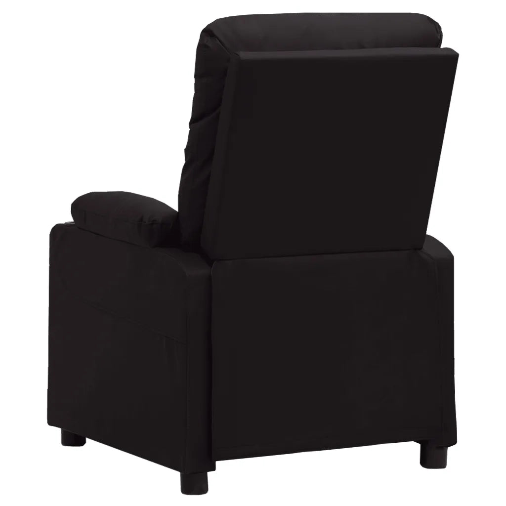 Poltrona Reclinabile Elettrica Nera in Similpelle cod mxl 30264