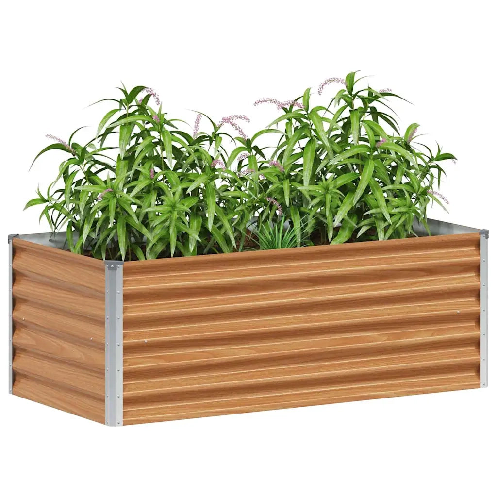 Letto rialzato da giardino 98 x 50 x 36 cm Acciaio zincato