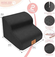 Trappola per cani per casa Trappola per piccoli animali, con rivestimento in piuma lavabile, scalini antiscivolo per cani