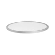 Plafoniera LED Argento 42 cm Sintetica Rotonda Pannello Luminoso LED a Filo Soffitto con Telecomando