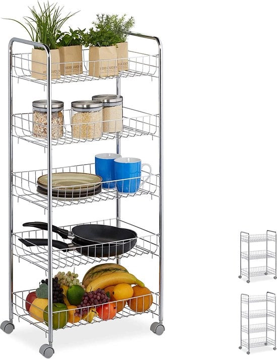 Carrello da cucina, carrello da servizio, mensola da cucina