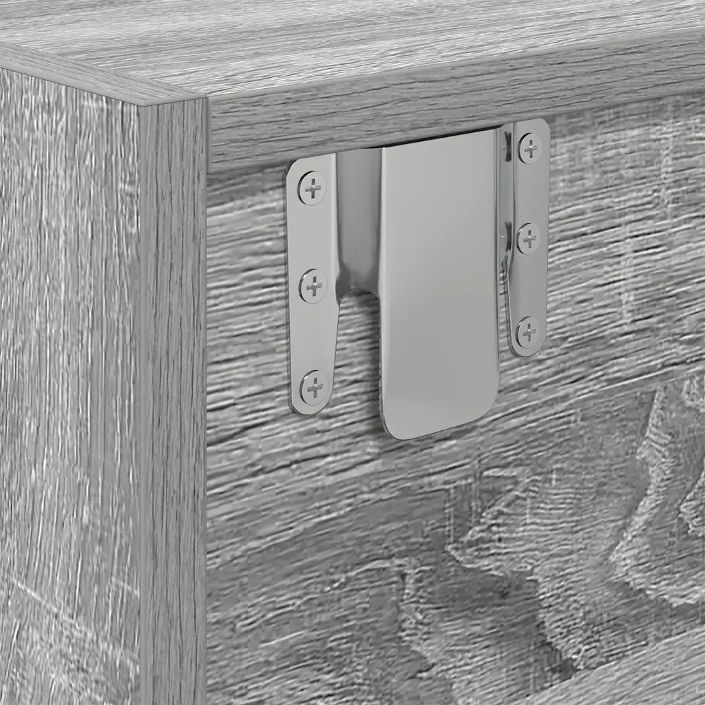Mobili TV 2pz Grigio Sonoma 60x31x25,5 cm Legno Multistrato 861501