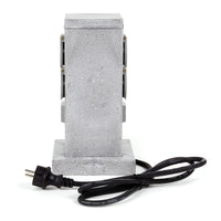 Colonna multipresa effetto granito con 4 prese per esterno IP44 con picchetto