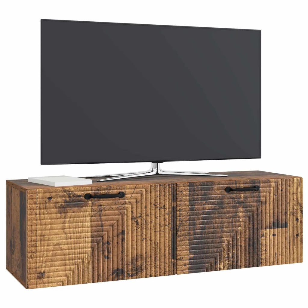 Mobile Porta TV da Muro Legno antico 98 x 31 x 30 cm