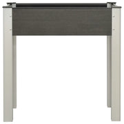 Fioriera Rialzata da Giardino 75x40x75 cm in WPC Grigio 149010