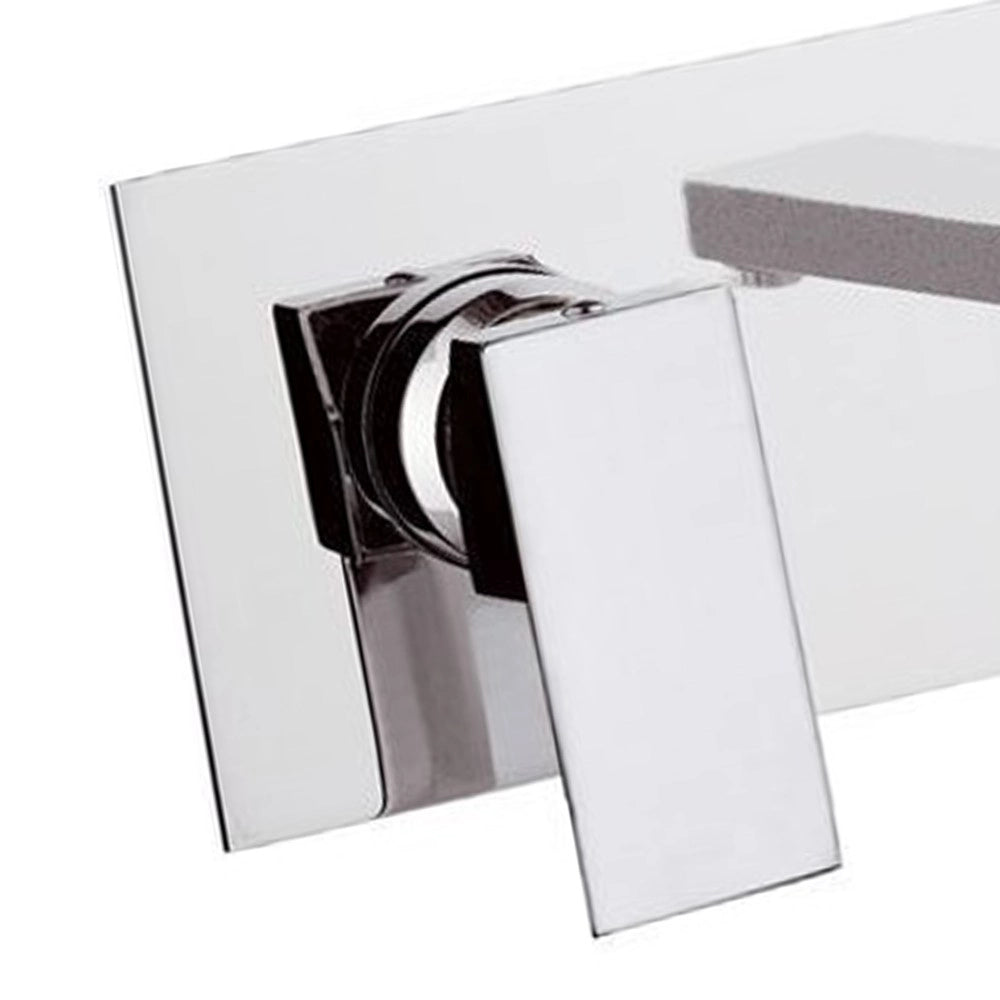 Rubinetto a incasso per lavabo con piastra serie skyline daniel
