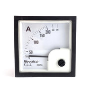Amperometro analogico 90 gradi fer. 72 200/5A 2IN Revalco
