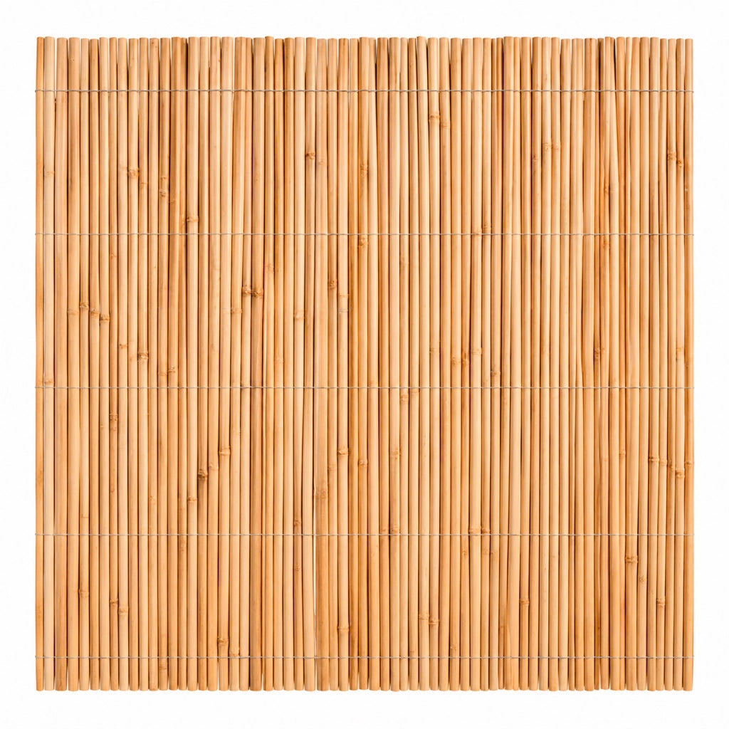 Arella In Bamboo Naturale A Canna Spaccata Per Recinto Privacy E Frangivista Da Giardino Balcone Terrazza Con Filo Metallico 2 x 3 Metri