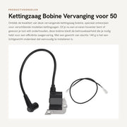 Sostituzione bobina catena tagliatrice - Cintura - Materiale coperchio - Compatibile con 50/51/55/61/254/257/261/262/266/268/2728 - Alta qualità