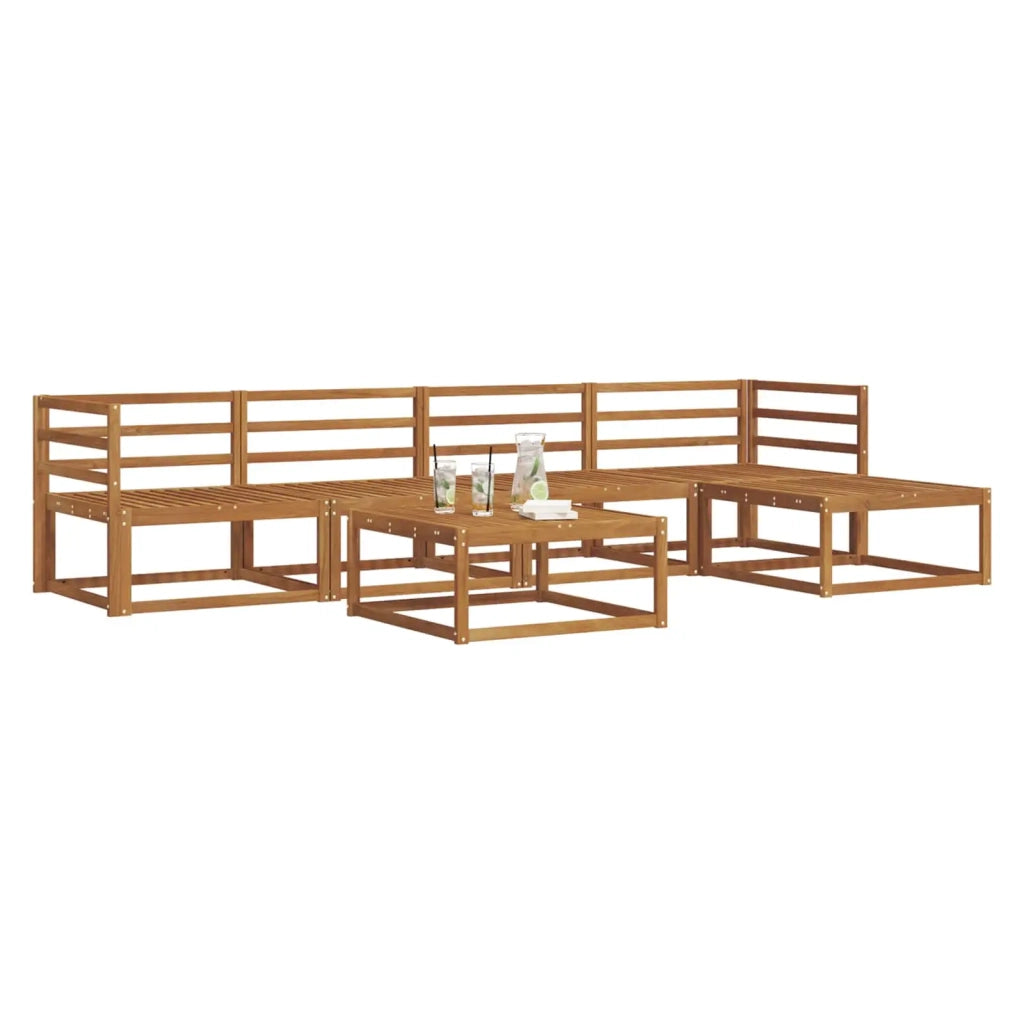 Set di divani da esterno 6 pcs Naturale 3367457
