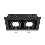 Maytoni Lampada da incasso Metal Modern 2 luci GU10 nero metallo