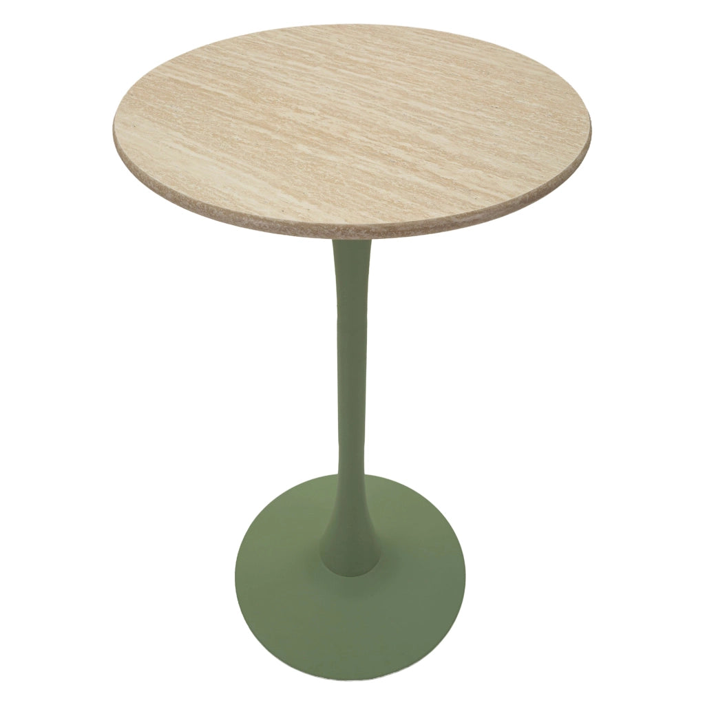 Leh, Tavolo Fisso 2 Posti, 60x60x106h cm Bianco Crema