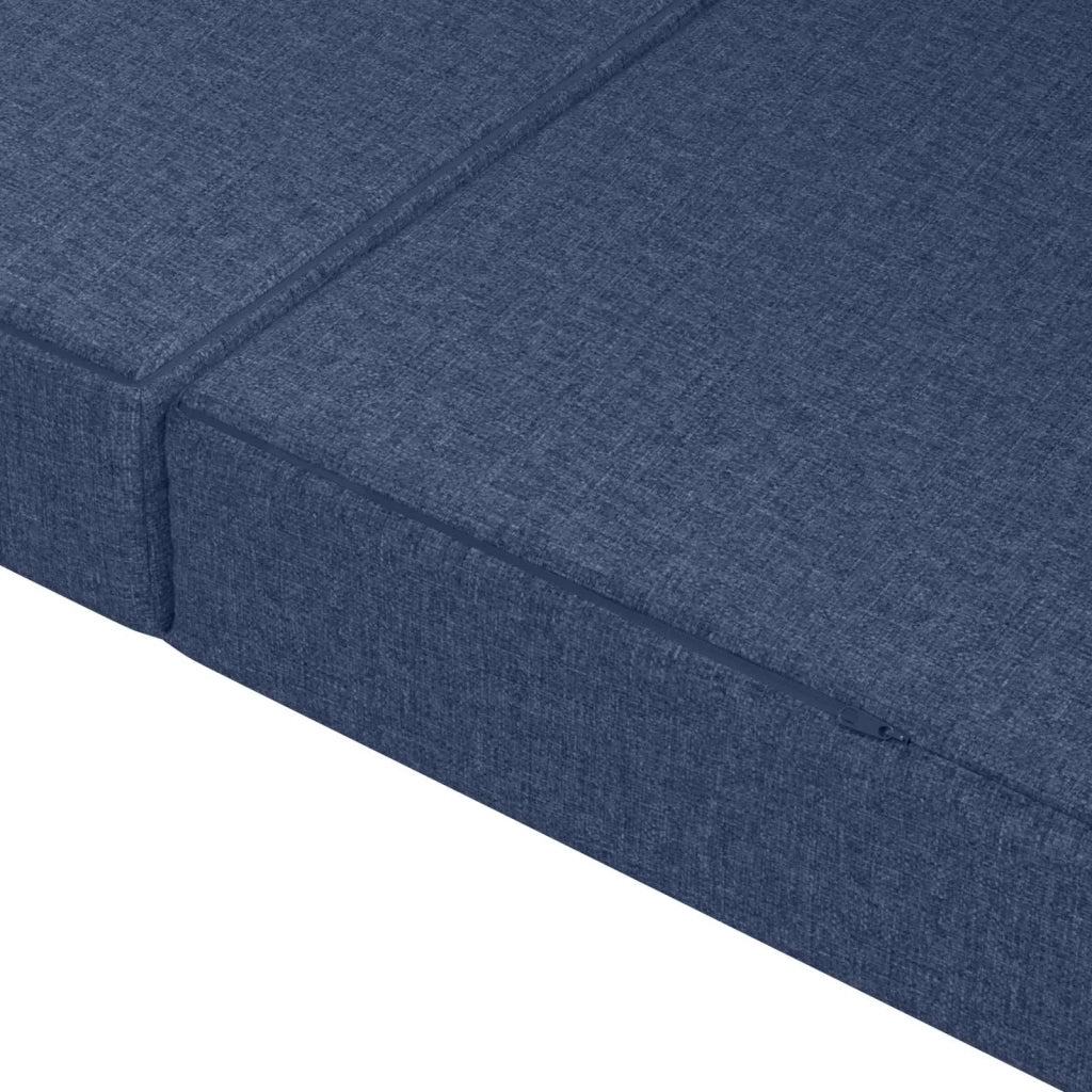 Divano Letto Pieghevole 100 x 67 x 45 cm Blu