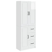 Set di armadi 2 pcs Bianco Lucido Legno ingegnerizzato 3416983