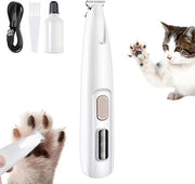 Pannelli di taglio elettrici per animali con luce LED, impermeabili e professionali, adatti per peli lunghi e ricci.