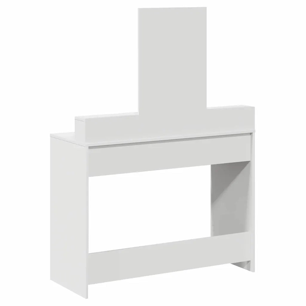 Toeletta | Tavolo da Trucco Bianco 100 x 41 x 140 cm Legno multistrato