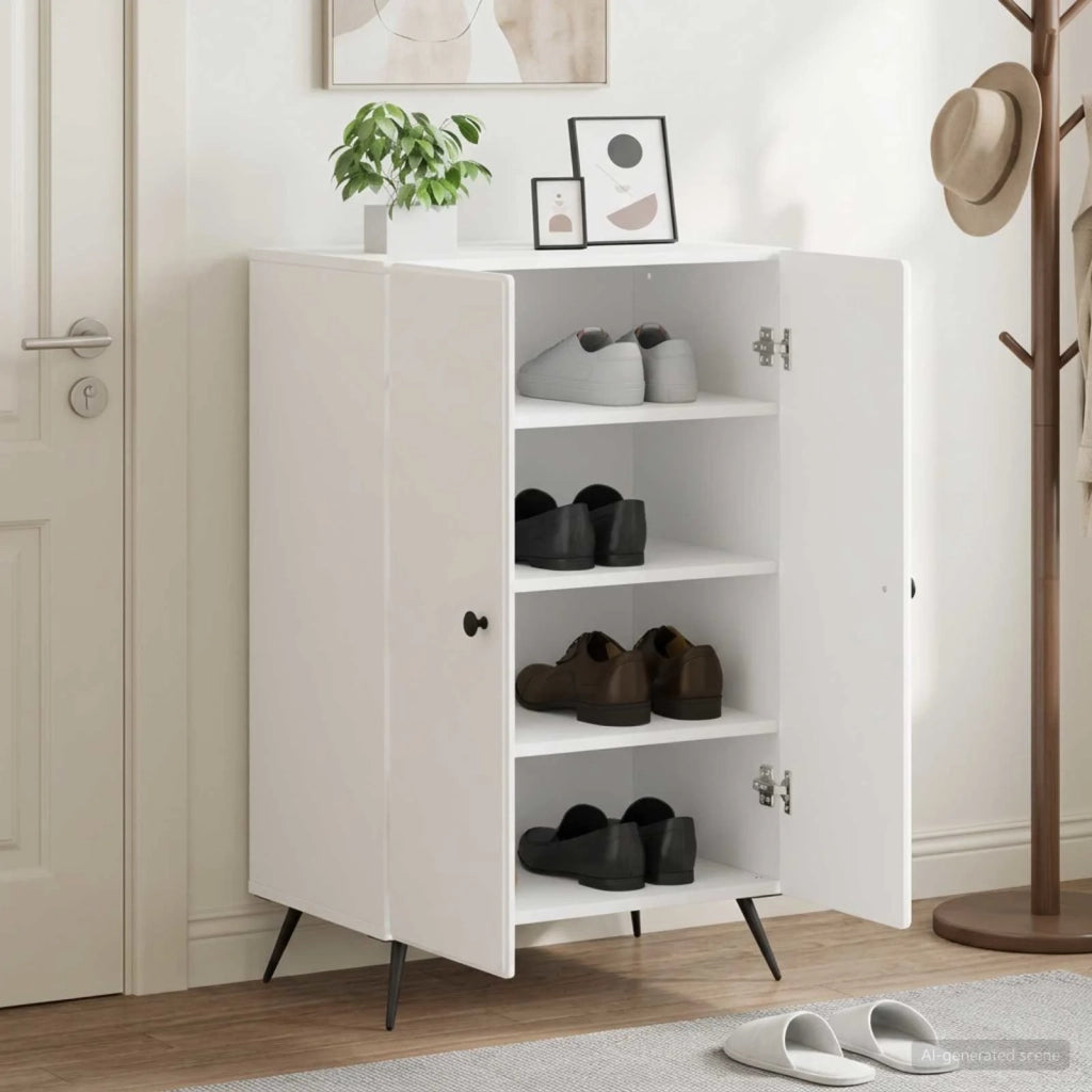 Mobile per scarpe BREDA 59,5 x 39,5 x 90 cm Bianco 897525
