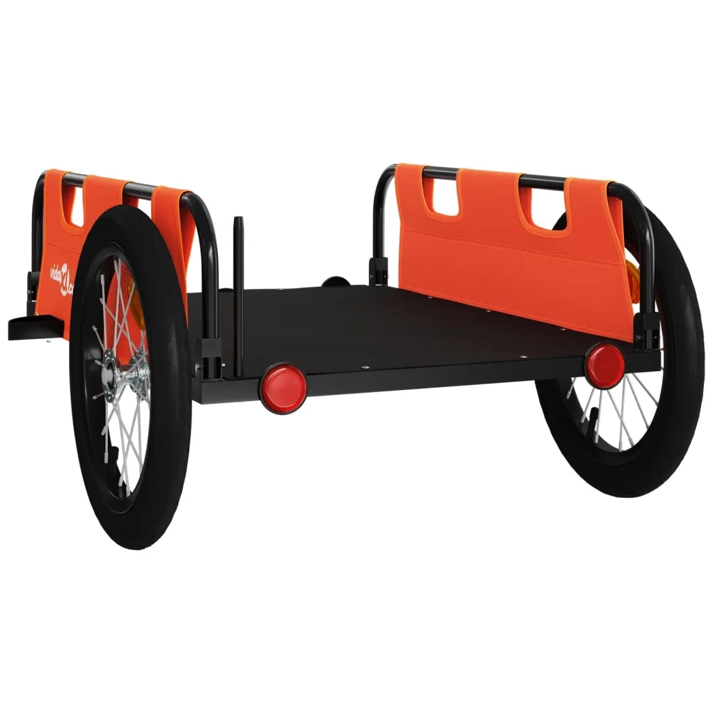 Rimorchio da Bici Arancione e Grigio Oxford e Ferro CFW5588864