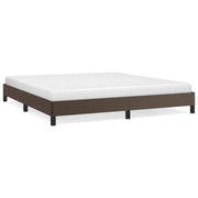 Letto matrimoniale | Letto per adulti | Giroletto Marrone 180x200 cm in Similpelle