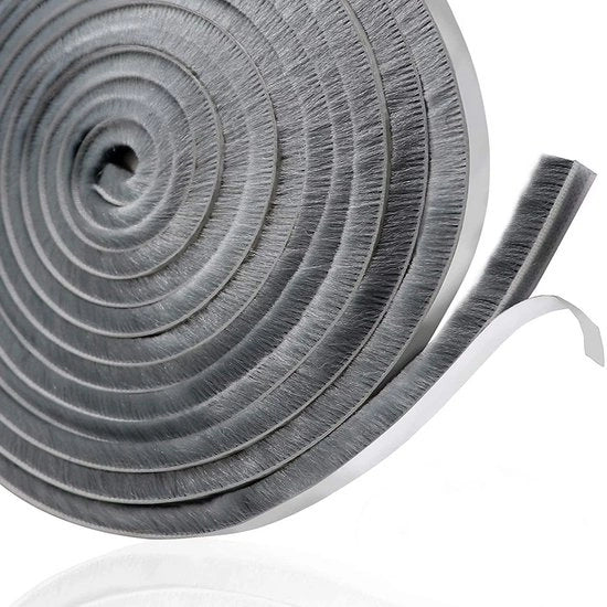 Striscia di barriera - Stopper di barriera - Rullo di barriera - Striscia di barriera autoadesiva - Strisce di barriera per porte - Porta e finestra - Spazzola di barriera - Rullo - 5 Metri