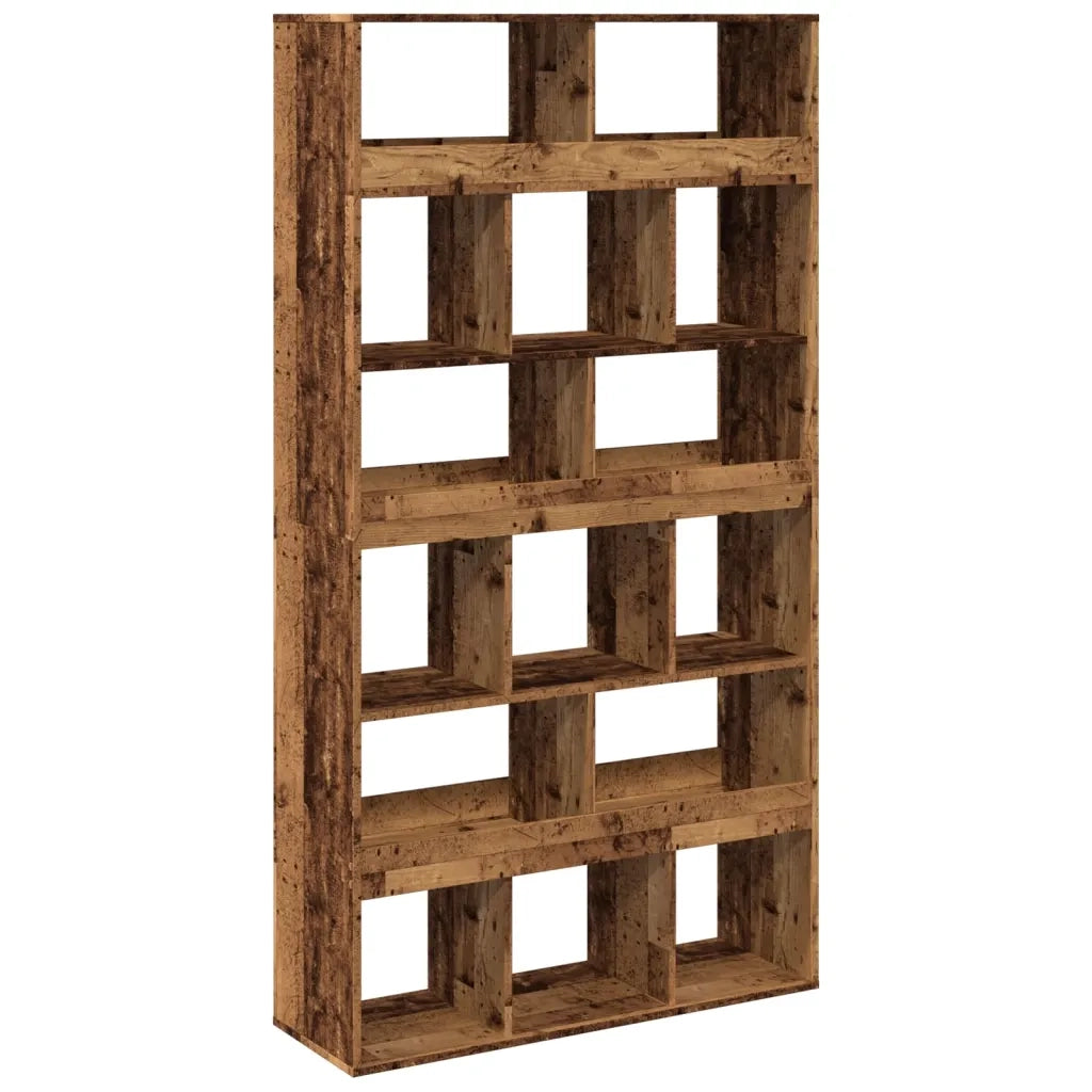 Divisorio Stanza Legno Antico 100x33x187,5 cm in Truciolato