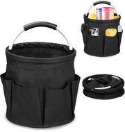 Tas di stoccaggio pieghevole in tessuto Oxford - 6 taselli esterni - impermeabile - 28 x 28 cm - peso 300 gram