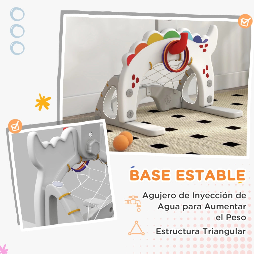 Canestro da Basket per Bambini Regolabile con Pallone ¨C zephmum ¨C Multicolore