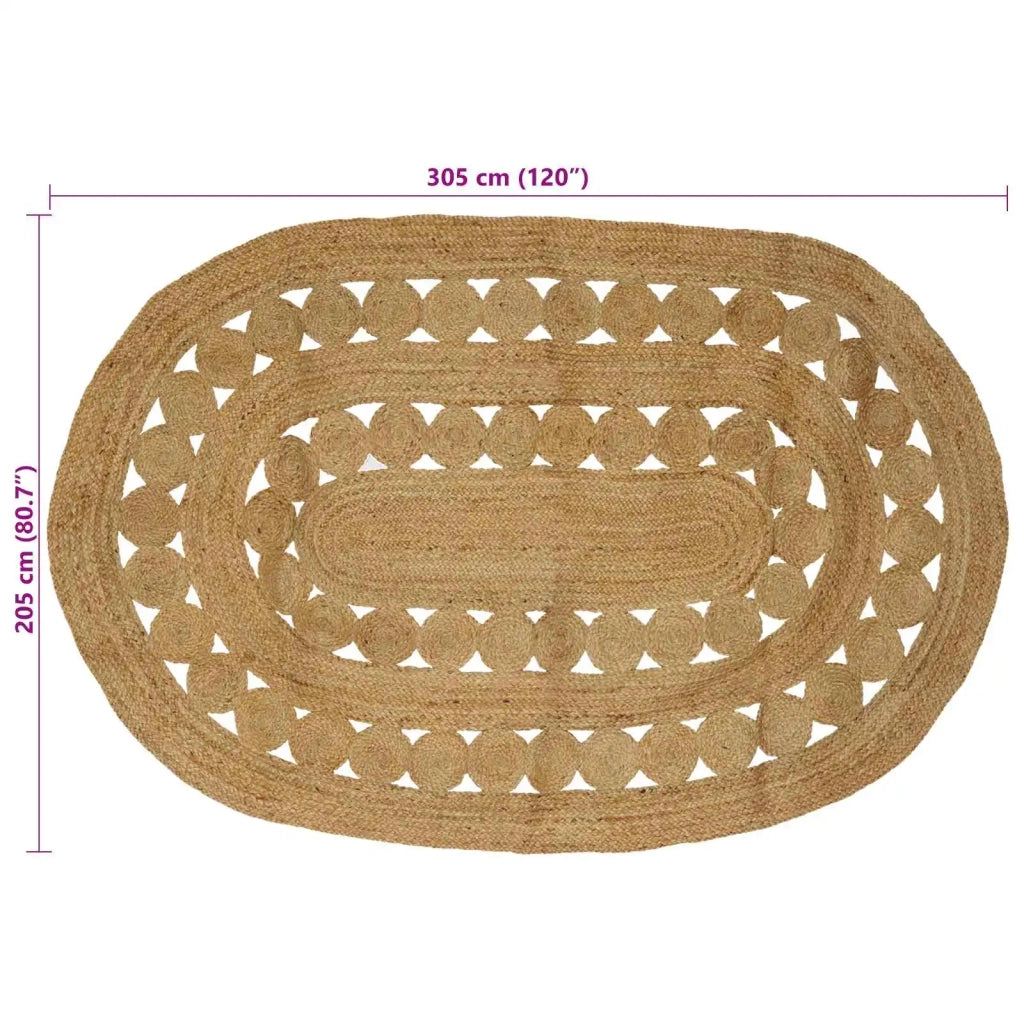 Tappeti per area Naturale 205 x 305 cm Juta