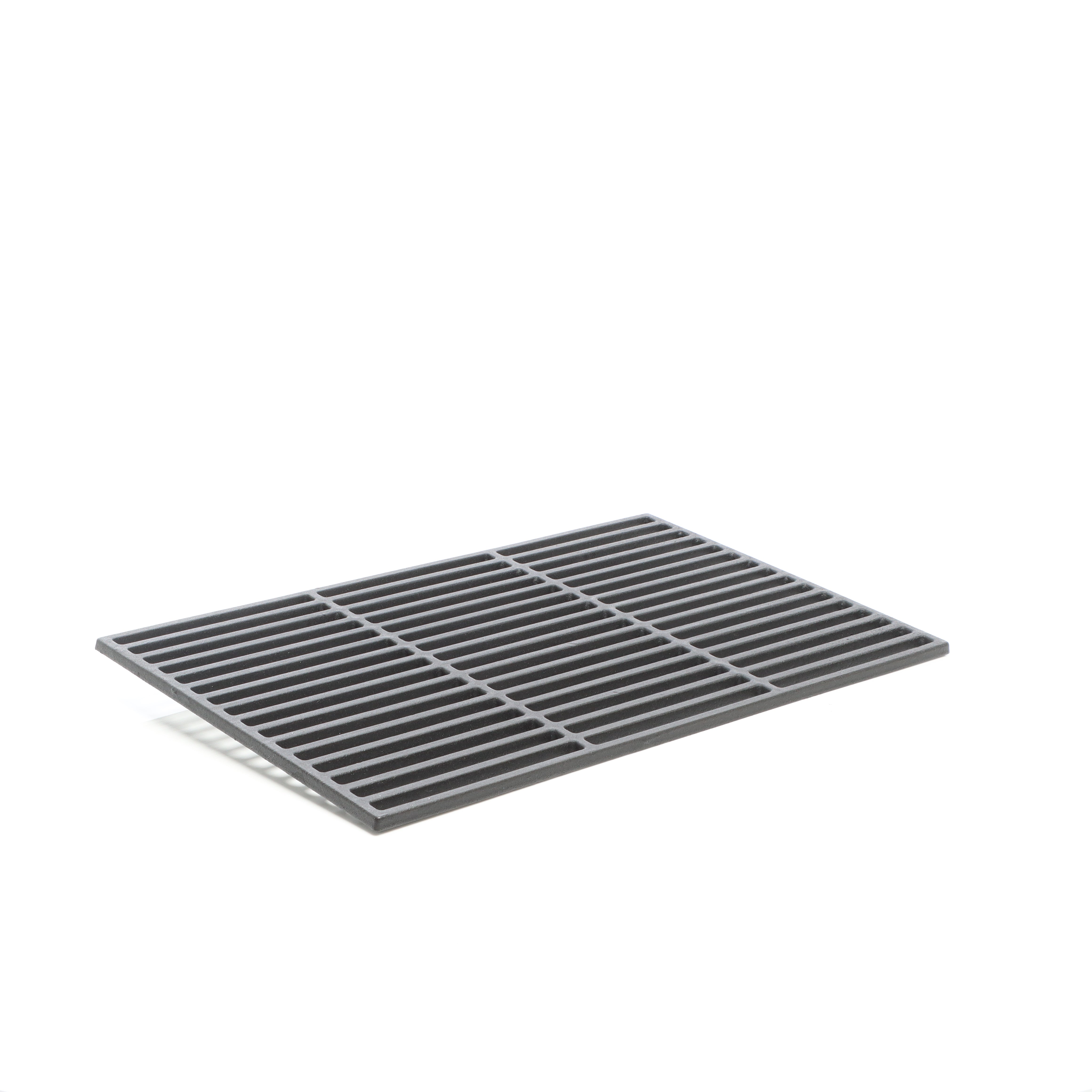 Griglia rettangolare in ghisa 54 x 34 cm per barbecue a carbone e a gas