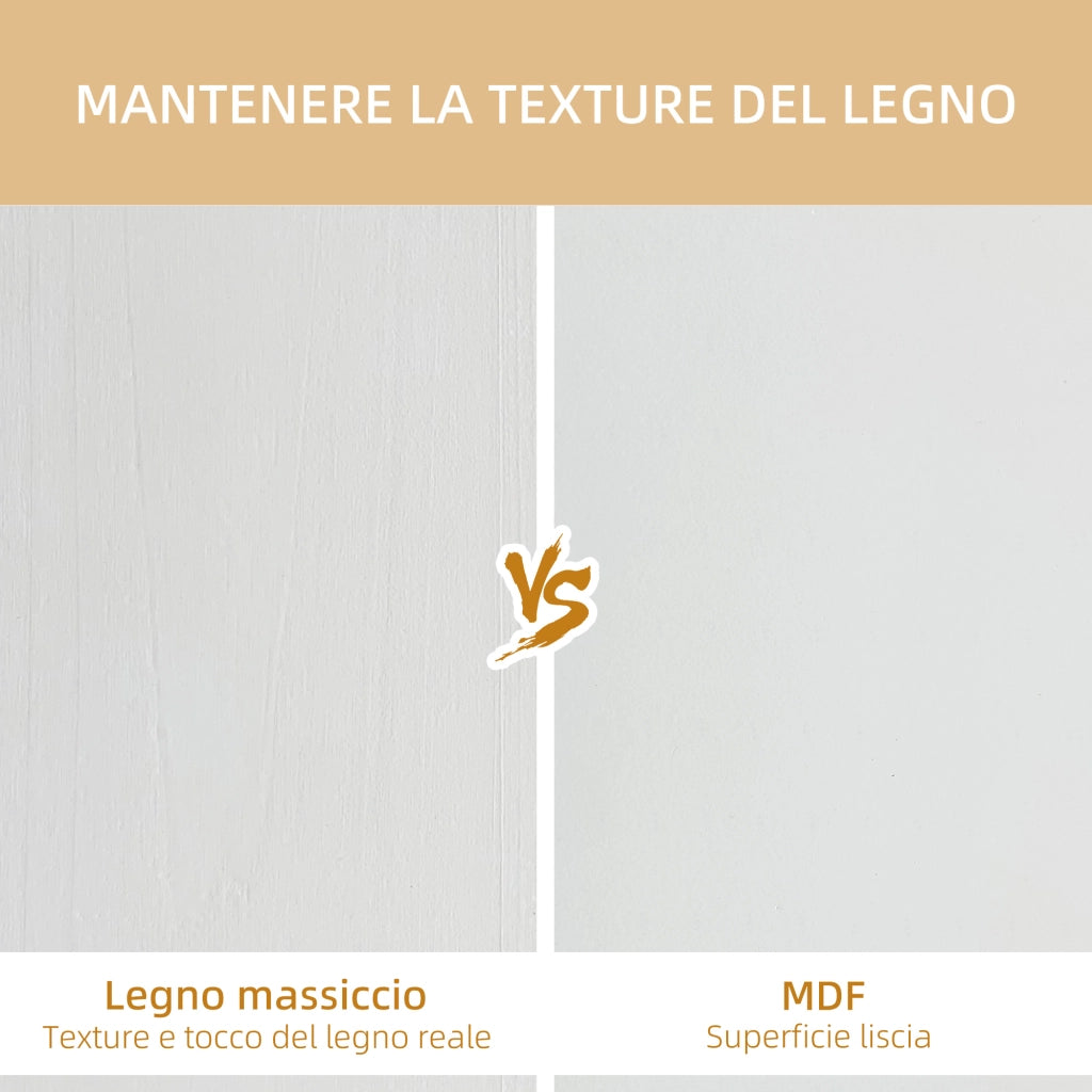 Libreria Sospesa a Parete 5 Cubi ¨C Xylo ¨C Legno Bianco Design Moderno 49.5x10.2x86cm