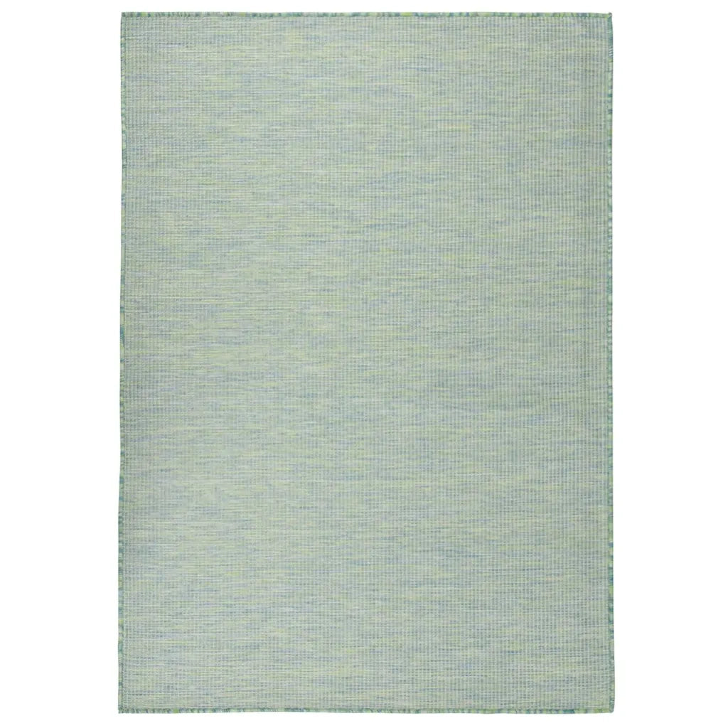 Tappeto da Esterni a Tessitura Piatta 200x280 cm Turchese 340805