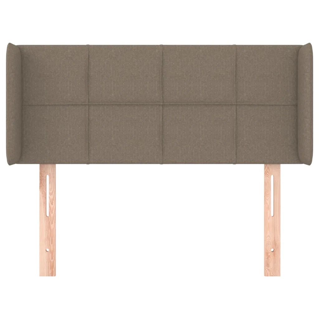 Testiera ad Orecchio Tortora 93x16x78/88 cm in Tessuto